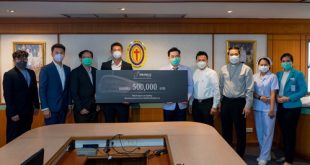 Benz Primus donate 500000 THB to Camillian Hospital Bangkok