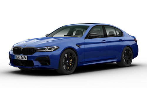 BMW M5 Competition in M Marina Bay Blue