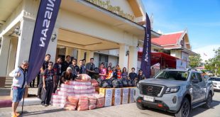 Nissan Flood Relief Caravan delivers necessities to Sisaket Province