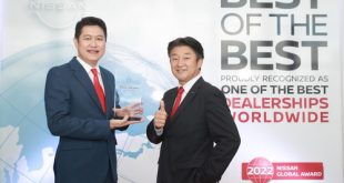 Nissan delivers “Best of the Best 2021” trophy to Jirada Auto Group