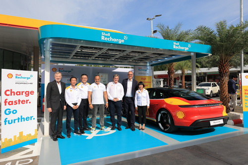 Porsche Asia Pacific and Shell launch first 180 kW high-performance charging site in Thailand 
