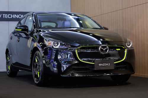 Mazda2 with Sci-Fi accessory_front
