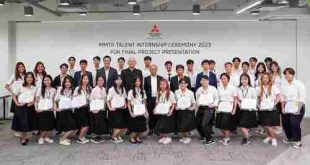 Mitsubishi Motors Thailand Grants Awards to Five Project Winners of the 5th MMTh Talent Internship Program