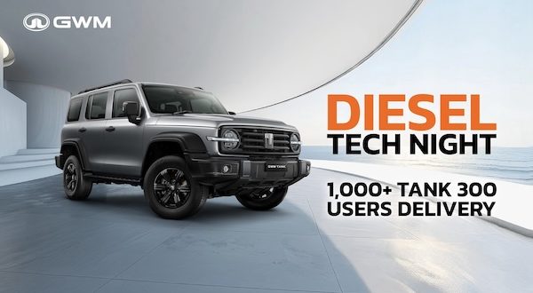 GWM จุดพลุฉลอง “NEW GWM TANK 300 DIESEL” กับยอดส่งมอบทะลุ 1,000 คันทั่วไทย