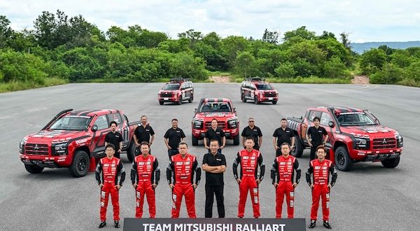 ทีมมิตซูบิชิ แรลลี่อาร์ท เตรียมลงสนามศึก เอเชีย ครอสคันทรี แรลลี่ 2025 ด้วยรถแข่ง มิตซูบิชิ ไทรทัน แรลลี่คาร์ รวม 3 คัน