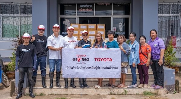 โตโยต้า เดินหน้าช่วยเหลือผู้ประสบภัยน้ำท่วมในพื้นที่ภาคเหนือ