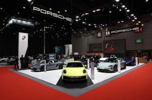 บูธปอร์เช่ในงาน BIG MOTOR SALE 2025