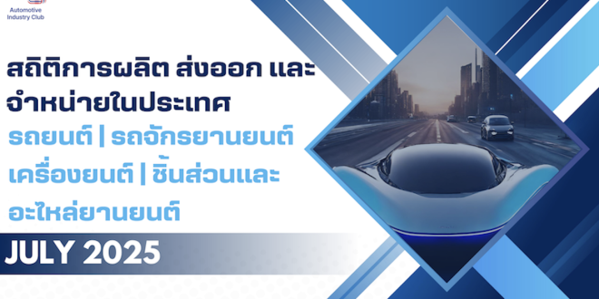 สถิติการผลิต ส่งออก และจำหน่ายในประเทศ