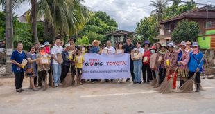 โตโยต้าเคียงข้างสังคมไทย ส่งมอบความช่วยเหลือผู้ประสบอุทกภัย จ.สุโขทัย