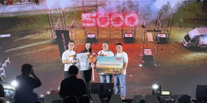 การเฉลิมฉลองครั้งสำคัญของการส่งมอบรถ TANK 300 DIESEL ครบ 5,000 คันในประเทศไทย!