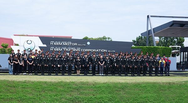 H SEM MOTOR เปิดโรงงานต้อนรับนักศึกษาโรงเรียนนายร้อยพระจุลจอมเกล้า ศึกษาดูงานเทคโนโลยียานยนต์ไฟฟ้า