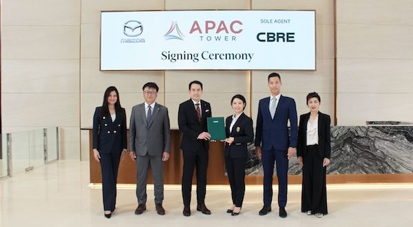 มาสด้า เซลส์ ประเทศไทย จัดพิธีลงนามความร่วมมือกับโครงการ APAC Tower เพื่อเปิดสำนักงานใหญ่แห่งใหม่ บนถนนสุขุมวิท เอกมัย