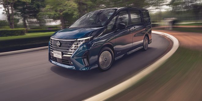 ภาพภายนอก Nissan Serena e-POWER Highway Star มินิ MPV ดีไซน์เรียบหรู สไตล์ครอบครัว