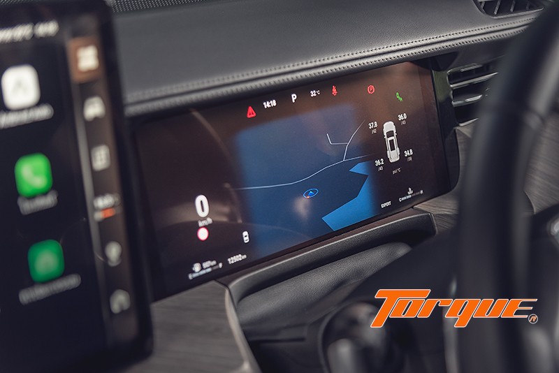 Full Digital Cluster – GWM TANK 500 Diesel Black Warrior 2025 หน้าจอมาตรวัดดิจิทัลเต็มรูปแบบของ GWM TANK 500 Diesel Black Warrior 4WD