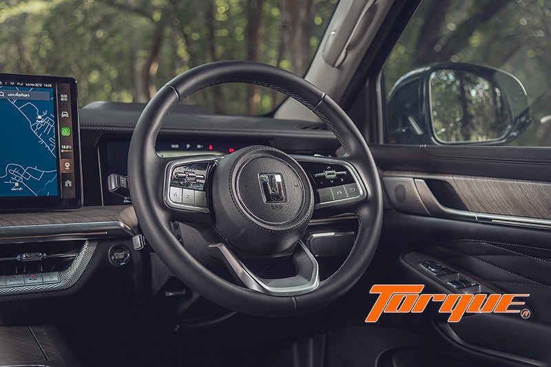 GWM TANK 500 Diesel Black Warrior 4WD 2025 – Steering Wheel พวงมาลัยมัลติฟังก์ชันของ GWM TANK 500 Diesel Black Warrior 4WD 2025