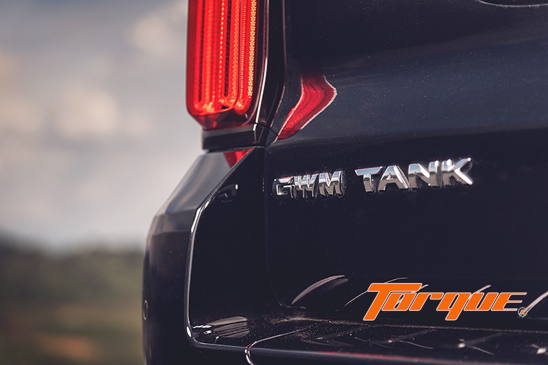 โลโก้ท้ายรถ – GWM TANK 500 Diesel Black Warrior 4WD โลโก้ GWM TANK บริเวณท้ายรถ รุ่น Diesel Black Warrior 4WD 2025