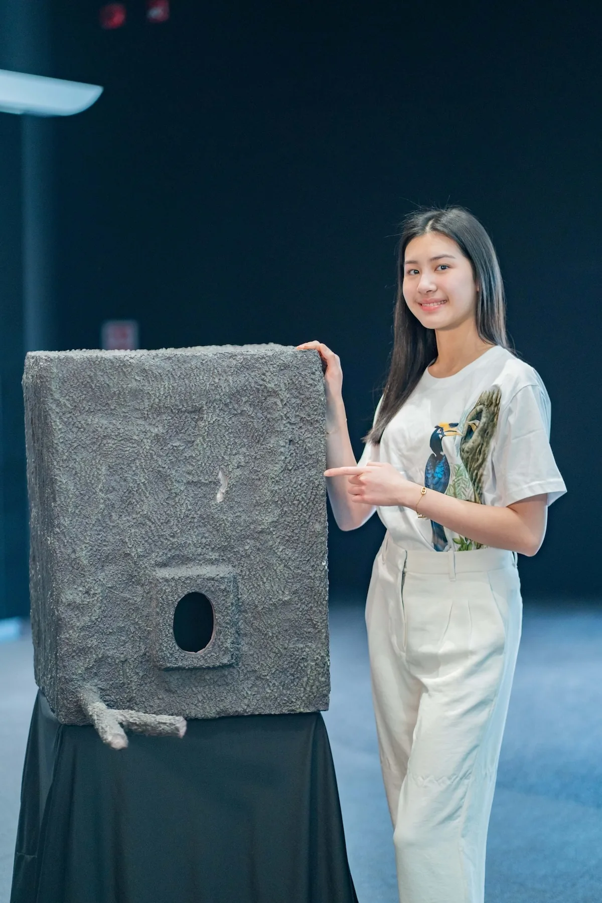 โครงการ Homes for Hornbills ฟื้นฟูระบบนิเวศป่าไทย ญาณินท์ ตั้งคารวคุณ กับต้นแบบโพรงรังเทียมนกเงือก โครงการ Homes for Hornbills