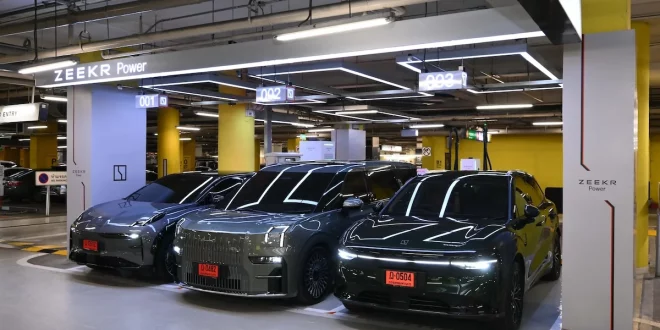 สถานีชาร์จ ZEEKR Power ที่เซ็นทรัลเวิลด์ พร้อมให้ลูกค้า ZEEKR ใช้งานฟรี