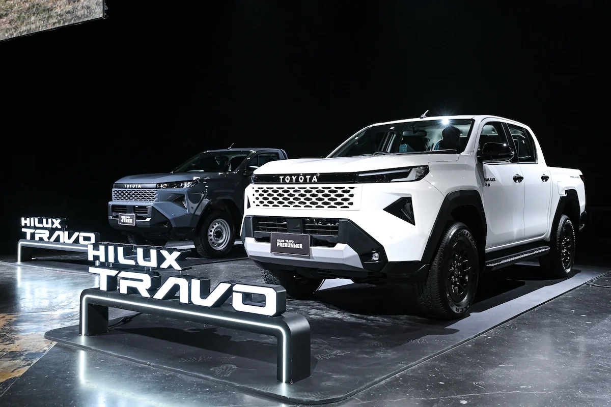 Toyota Hilux Travo กระบะรุ่นใหม่ ดีไซน์แข็งแกร่ง พร้อมใช้งานจริง Toyota Hilux Travo จัดแสดงในงานเปิดตัวอย่างเป็นทางการ