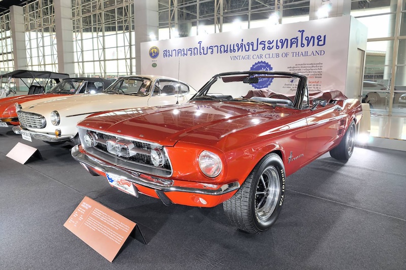 Ford Mustang Convertible 1967 — People’s Choice Award 2025 อันดับ 1 รถ Ford Mustang Convertible ปี 1967 สีแดง เจ้าของรางวัล People’s Choice Award 2025 อันดับ 1 จากงานมหกรรมยานยนต์ ครั้งที่ 42