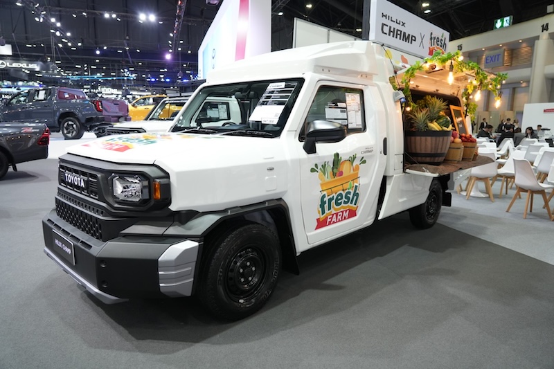 Hilux CHAMP Fresh Farm Concept Motor Expo 2025 Toyota Hilux CHAMP รุ่นดัดแปลง Fresh Farm ในงาน Motor Expo 2025
