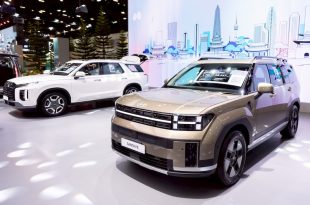 Hyundai SANTA FE Hybrid ใหม่ จัดแสดงคู่กับ Hyundai Palisade ในบูธ Hyundai งาน Motor Expo 2025