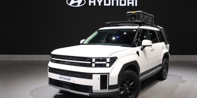 Hyundai XRT Concept เอสยูวีต้นแบบ มุมด้านหน้าในงาน Motor Expo 2025