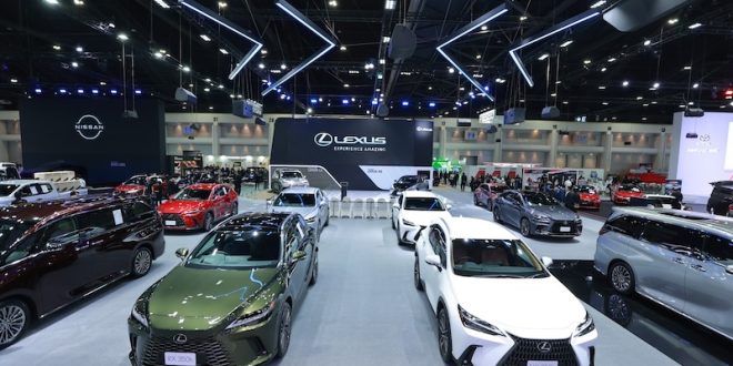 บูธ Lexus ในงาน Motor Expo 2025 พร้อมจัดแสดงรุ่น RX NX และรุ่นอื่นๆ