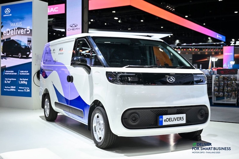 MAXUS eDeliver5 รถตู้ไฟฟ้ารุ่นใหม่ในงาน Motor Expo 2025 MAXUS eDeliver5 รถตู้ไฟฟ้าเพื่อการขนส่ง จัดแสดงในงาน Motor Expo 2025