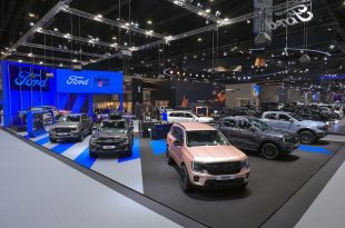 บูธฟอร์ดในงาน Motor Expo 2025 จัดแสดง Ford Ranger และ Everest รุ่นตกแต่งพิเศษพร้อมแคมเปญ My Color My Style