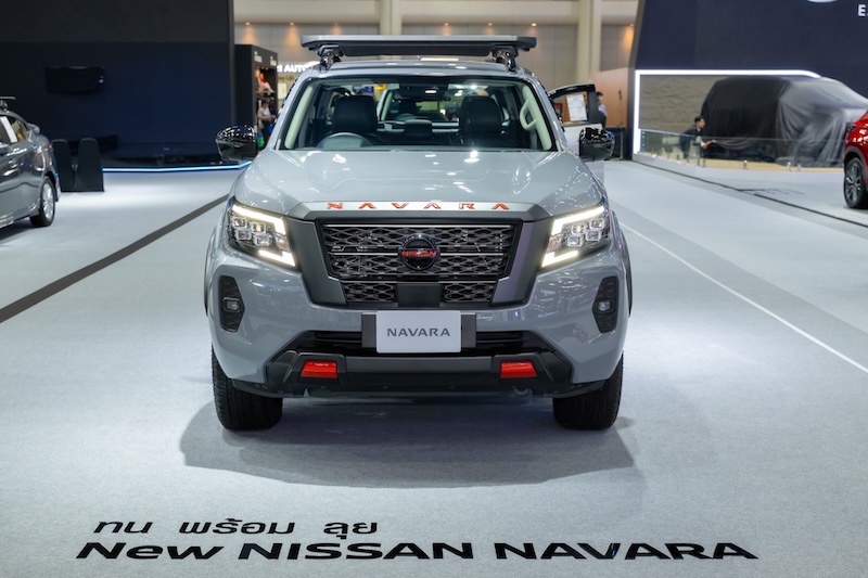 Nissan Navara รุ่นแต่งลุย เปิดตัวในงาน Motor Expo 2025 Nissan Navara รุ่นใหม่ตัวแต่งลุย พร้อมกระจังหน้าและกันชนดีไซน์พิเศษ ในงาน Motor Expo 2025