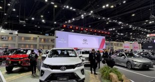 บูธโตโยต้าในงาน Motor Expo 2025 จัดแสดง Toyota Fortuner รุ่นล่าสุด พร้อมไลน์อัพรถยนต์ใหม่หลากรุ่น