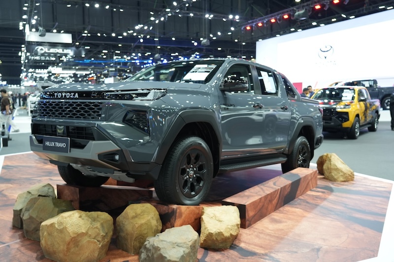 Toyota Hilux Travo โชว์ขึ้นแท่นไต่หิน Motor Expo 2025 oyota Hilux Travo โชว์ศักยภาพออฟโรดบนแท่นไต่หินในงาน Motor Expo 2025