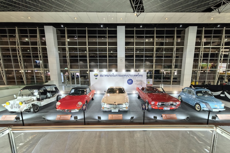 รถโบราณร่วมโหวต People’s Choice Award 2025 – Motor Expo 2025 รถโบราณ 5 คันที่เปิดให้โหวตรางวัล People’s Choice Award 2025 โดยสมาคมรถโบราณแห่งประเทศไทย ในงาน Motor Expo 2025