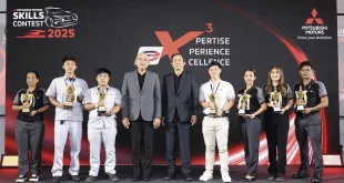 ผู้ชนะเลิศทั้ง 7 ประเภท ร่วมถ่ายภาพกับผู้บริหารมิตซูบิชิ มอเตอร์ส ประเทศไทย