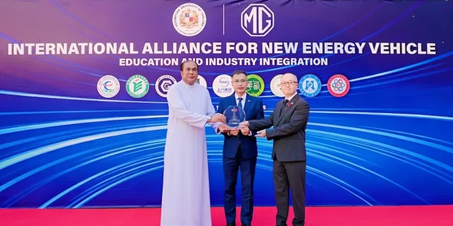 พิธีความร่วมมือระหว่าง MG และมหาวิทยาลัยอัสสัมชัญ ด้านการพัฒนาบุคลากรยานยนต์พลังงานใหม่