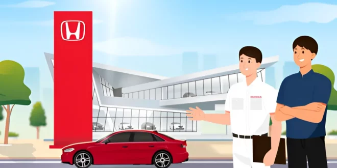 ช่างศูนย์บริการฮอนด้าแนะนำลูกค้าเข้ารับบริการตรวจเช็กระยะรถยนต์ เพื่อความปลอดภัยและความอุ่นใจในการใช้งาน