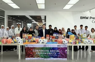 กิจกรรม MGC-ASIA ปันน้ำใจสู่สังคมไทย มอบอุปกรณ์กีฬา อุปกรณ์การเรียน และของขวัญวันเด็ก ให้เยาวชนในเขตวังทองหลาง