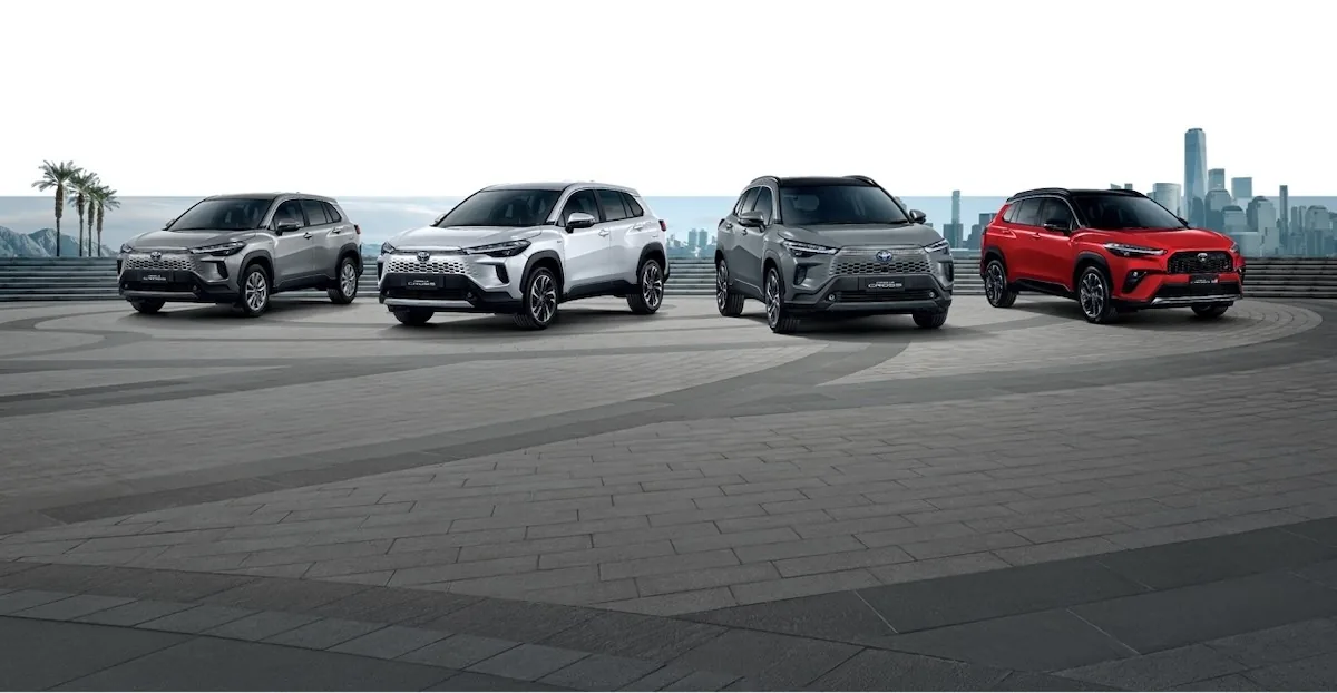 ไลน์อัพ Toyota Corolla Cross ไฮบริด ปี 2569 Toyota Corolla Cross รุ่นปรับปรุงใหม่ ปี 2569 ครบทุกสีและรุ่นย่อย