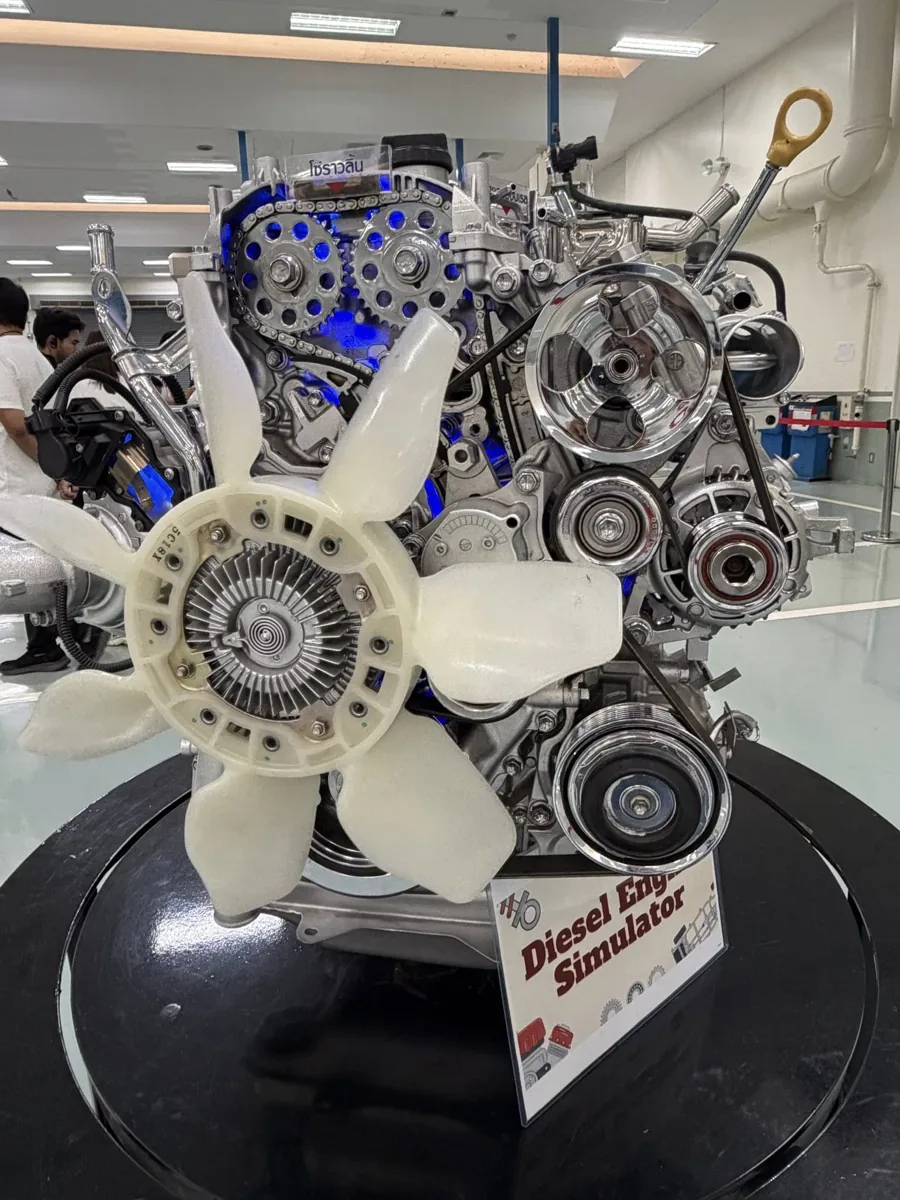 Diesel Engine Simulator Toyota เครื่องยนต์จำลอง Diesel Engine Simulator พร้อมระบบแสดงผล