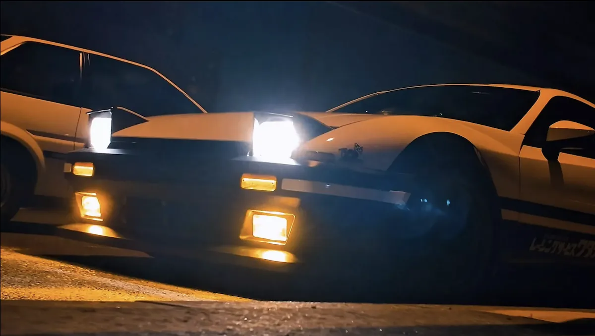 GR 86 Neo86 Pop-Up Headlights at Night Toyota GR 86 Neo86 ไฟหน้า Pop-Up เปิดใช้งานจริง กลางคืน