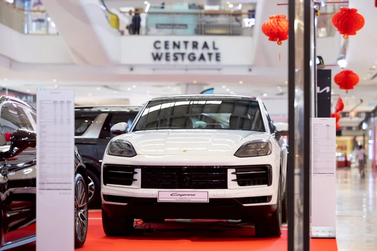 Porsche Cayenne S E-Hybrid Coupé 2026 Porsche Cayenne S E-Hybrid Coupé จัดแสดงภายในงาน AAS Roadshow