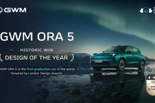 GWM ORA 5 คว้ารางวัล Design of the Year จากเวที London Design Awards 2025
