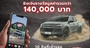 การแข่งขันคอนเทนต์วิดีโอแนวตั้ง Isuzu V-Cross by New Gen 2026 ชิงเงินรางวัลรวมกว่า 140,000 บาท สำหรับนิสิตนักศึกษา