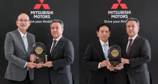 มิตซูบิชิ มอเตอร์ส ประเทศไทย ตอกย้ำคุณภาพระดับสูง คว้ารางวัลอันดับ 1 “รถใหม่คุณภาพสูง” จาก J.D. Power Thailand Initial Quality Study 2025