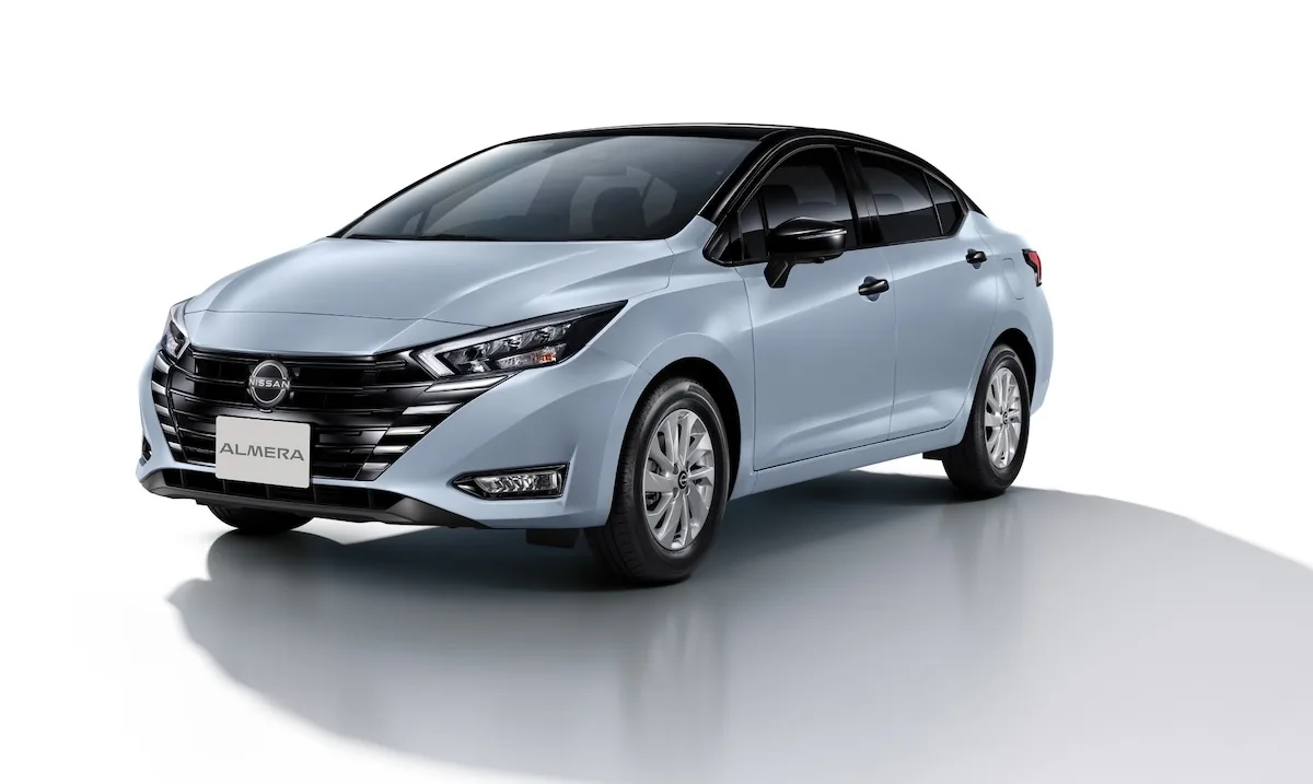 Nissan Almera 2026 Exterior สปอร์ตใหม่ กระจังหน้าดำ ดีไซน์ภายนอก นิสสัน อัลเมร่า 2026 กระจังหน้าสีดำ สปอร์ตทันสมัย