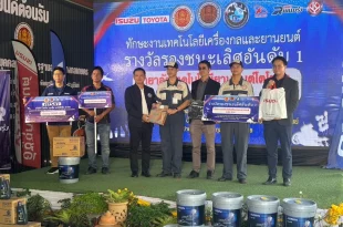 พิธีมอบรางวัลการแข่งขันทักษะงานเทคโนโลยีเครื่องกลและยานยนต์ ระดับชาติ ครั้งที่ 34 ประจำปีการศึกษา 2568