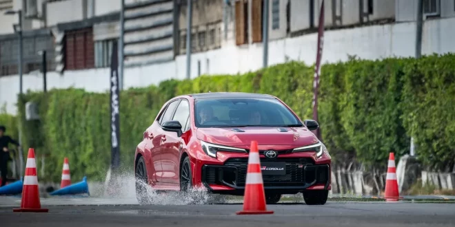 Toyota GR Corolla ทดสอบสมรรถนะบนพื้นผิวเปียก ในกิจกรรม GR Driving Experience ที่ Toyota ALIVE บางนา