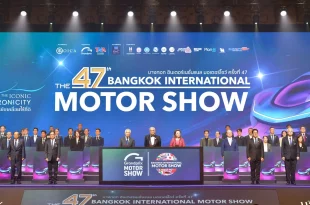 พิธีเปิดงาน บางกอก อินเตอร์เนชั่นแนล มอเตอร์โชว์ ครั้งที่ 47 บนเวทีเปิดงานอย่างเป็นทางการ