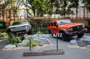 Continental CrossContact A/T2 จัดแสดงคู่กับรถกลุ่มปิคอัพและ SUV ภายในงานเปิดตัว